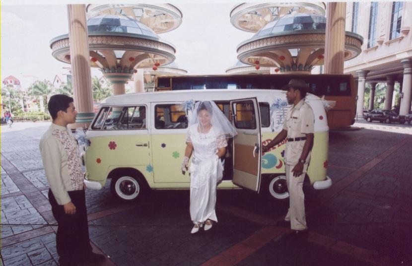 Hippie Wedding Bus